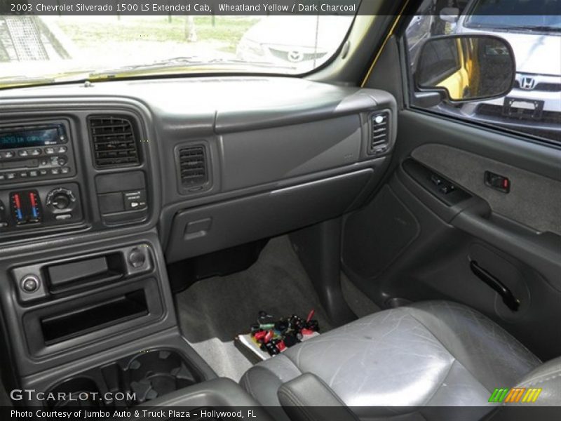 Wheatland Yellow / Dark Charcoal 2003 Chevrolet Silverado 1500 LS Extended Cab