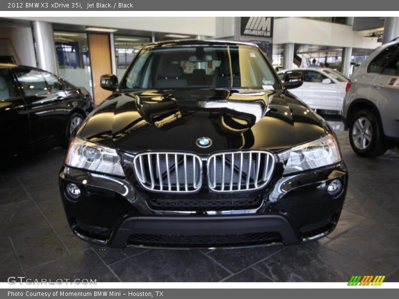 Jet Black / Black 2012 BMW X3 xDrive 35i