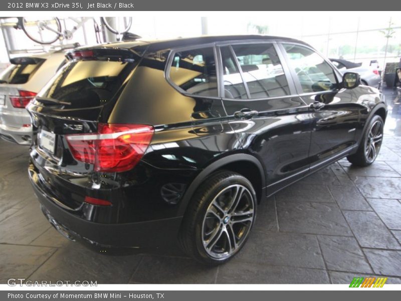 Jet Black / Black 2012 BMW X3 xDrive 35i