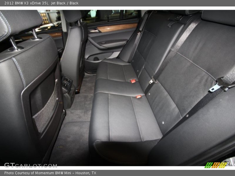 Jet Black / Black 2012 BMW X3 xDrive 35i