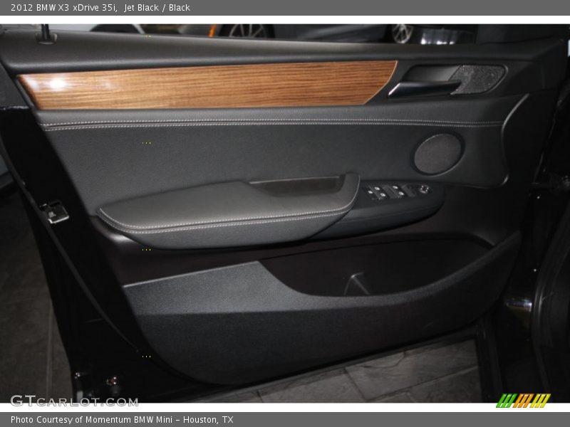 Jet Black / Black 2012 BMW X3 xDrive 35i