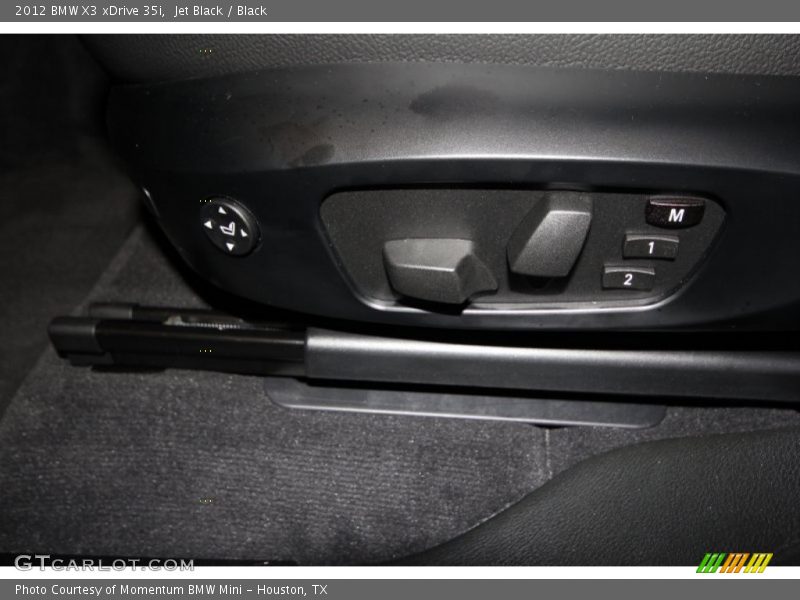 Jet Black / Black 2012 BMW X3 xDrive 35i