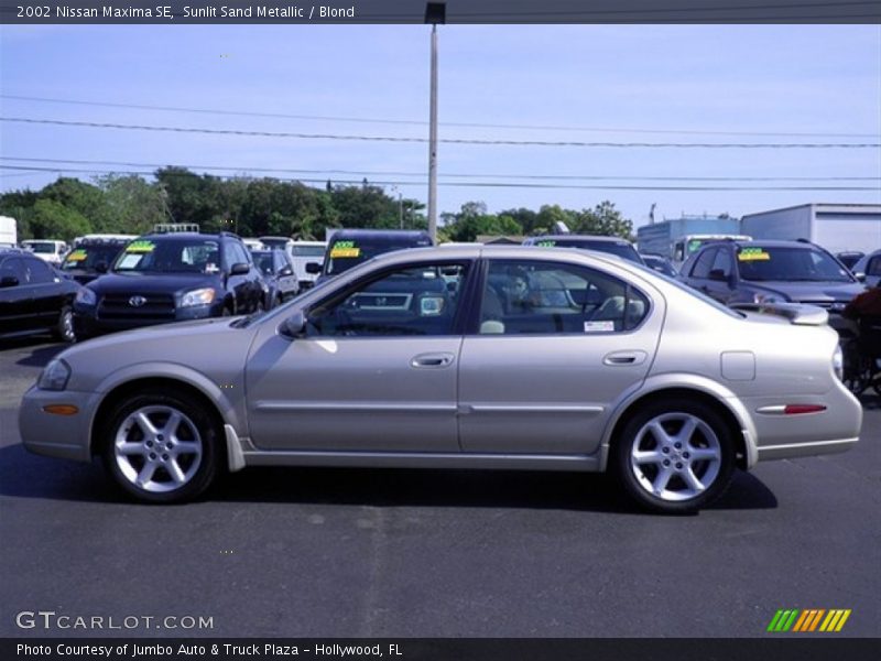 Sunlit Sand Metallic / Blond 2002 Nissan Maxima SE