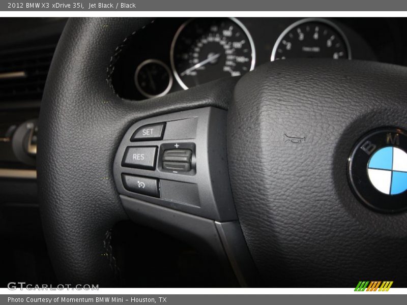 Jet Black / Black 2012 BMW X3 xDrive 35i