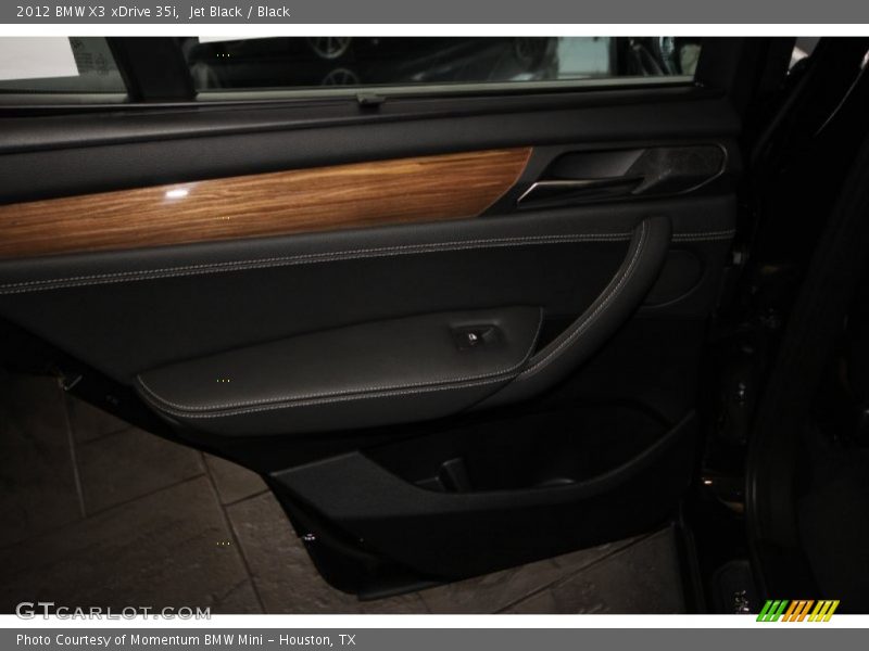 Jet Black / Black 2012 BMW X3 xDrive 35i