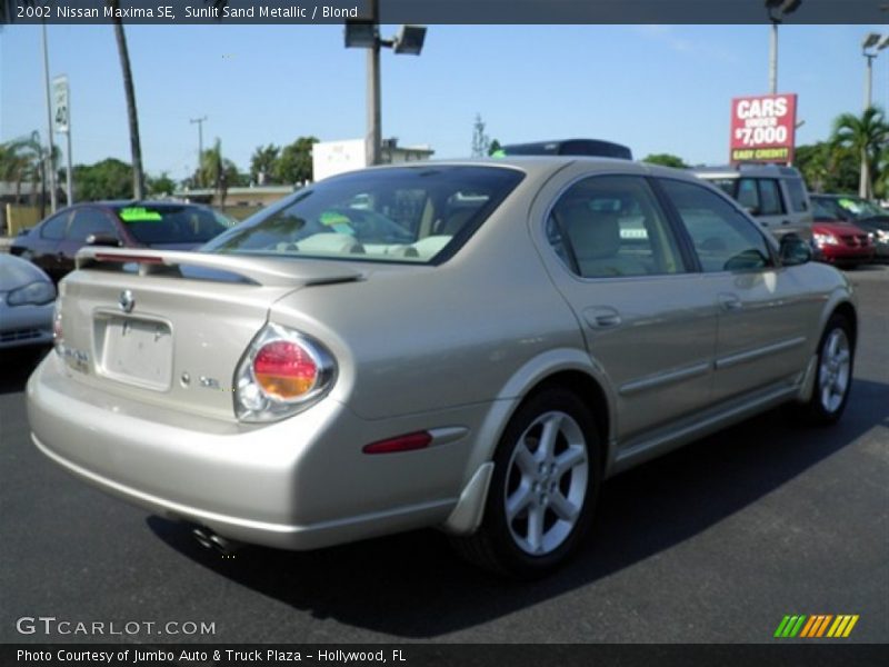Sunlit Sand Metallic / Blond 2002 Nissan Maxima SE