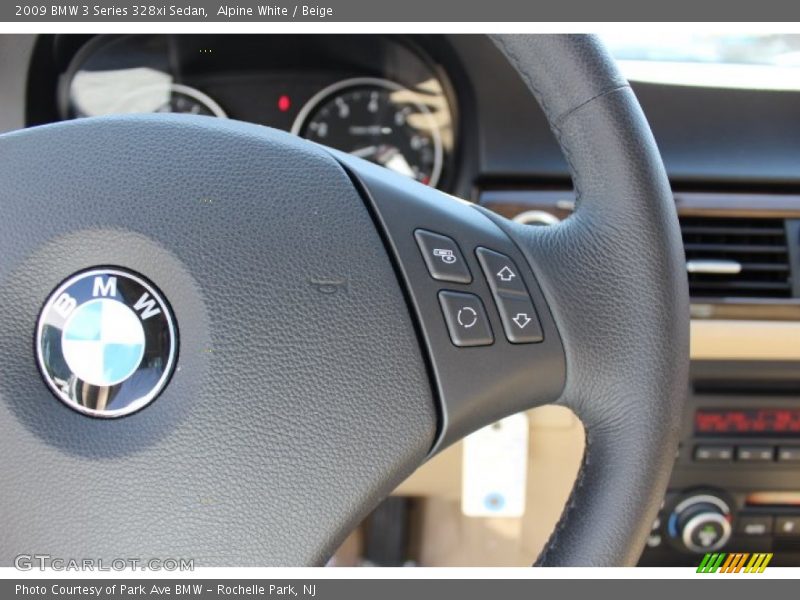 Alpine White / Beige 2009 BMW 3 Series 328xi Sedan