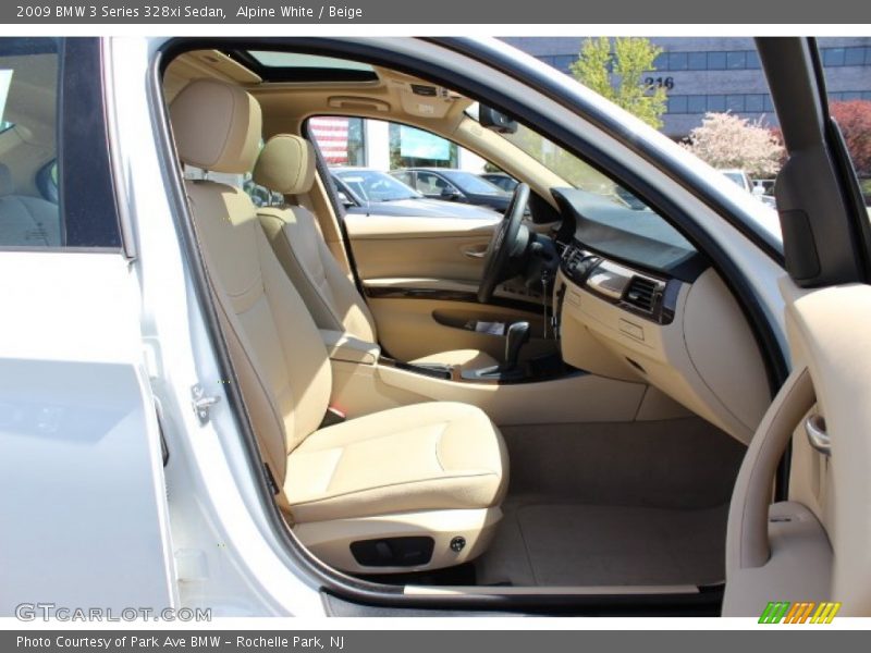 Alpine White / Beige 2009 BMW 3 Series 328xi Sedan