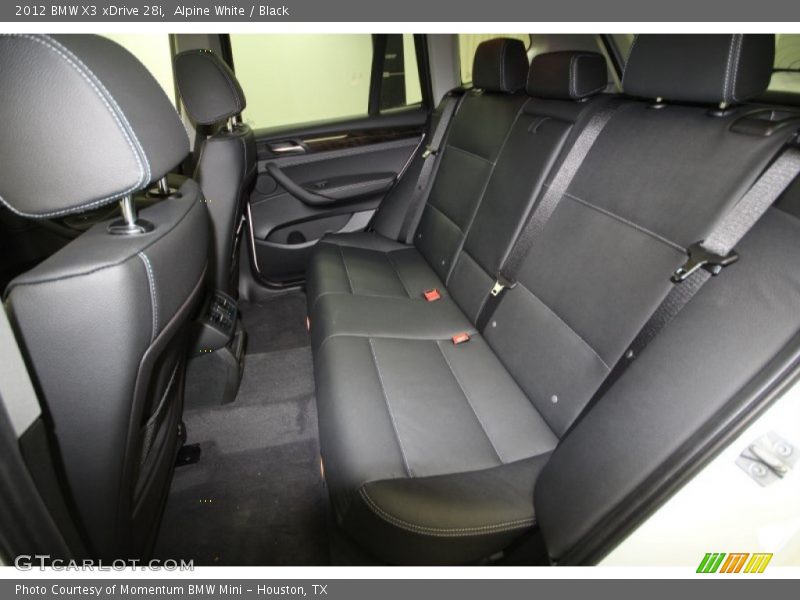 Alpine White / Black 2012 BMW X3 xDrive 28i
