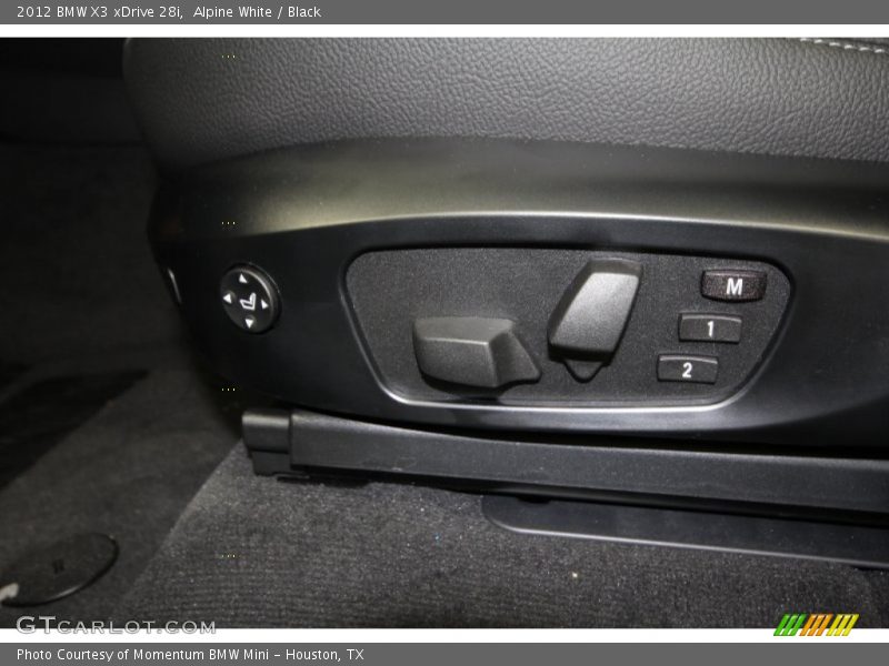 Alpine White / Black 2012 BMW X3 xDrive 28i