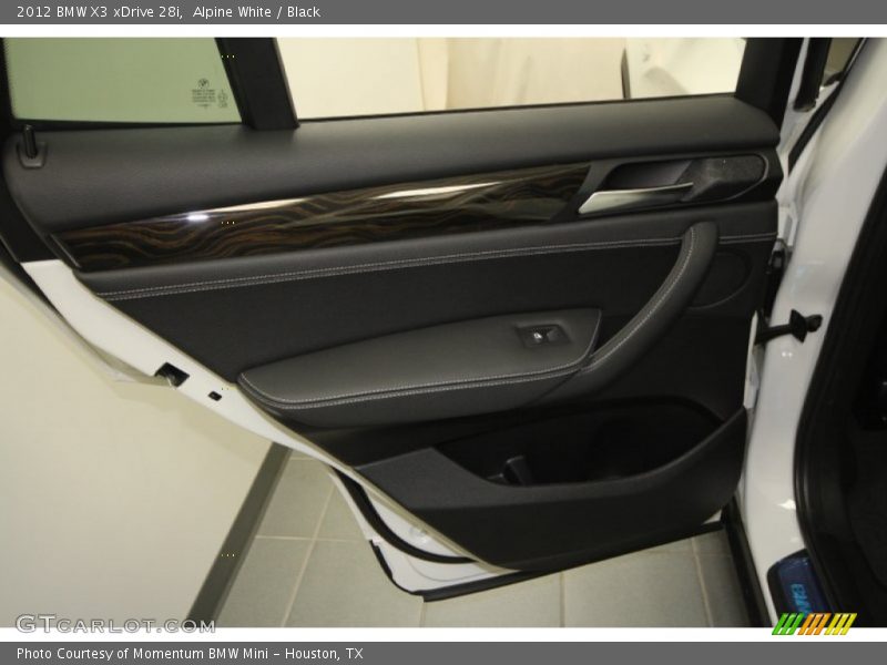 Alpine White / Black 2012 BMW X3 xDrive 28i
