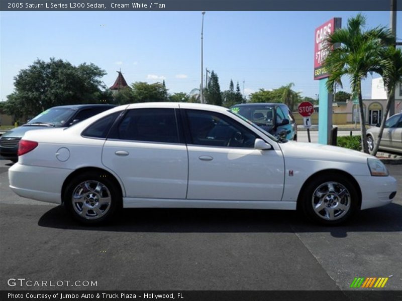 Cream White / Tan 2005 Saturn L Series L300 Sedan