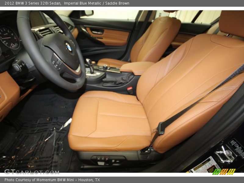  2012 3 Series 328i Sedan Saddle Brown Interior