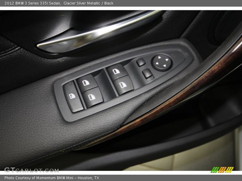 Glacier Silver Metallic / Black 2012 BMW 3 Series 335i Sedan