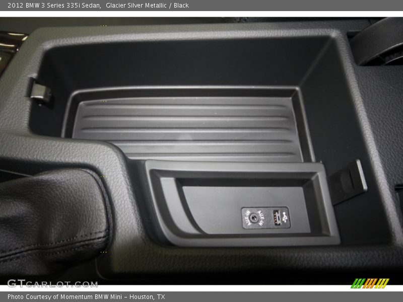 Glacier Silver Metallic / Black 2012 BMW 3 Series 335i Sedan