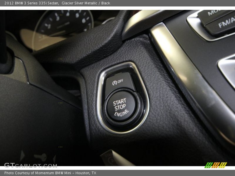 Glacier Silver Metallic / Black 2012 BMW 3 Series 335i Sedan