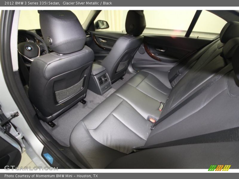 Glacier Silver Metallic / Black 2012 BMW 3 Series 335i Sedan