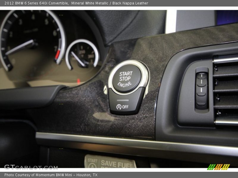 Controls of 2012 6 Series 640i Convertible