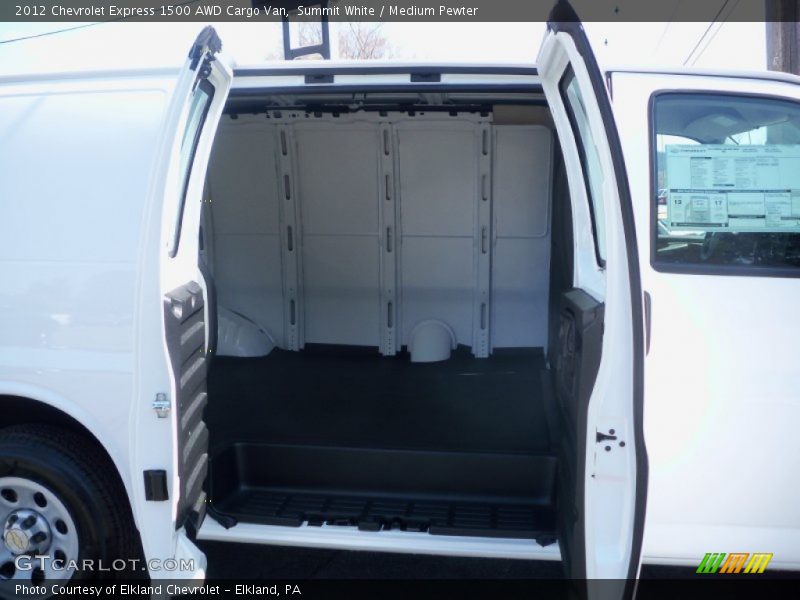 Summit White / Medium Pewter 2012 Chevrolet Express 1500 AWD Cargo Van