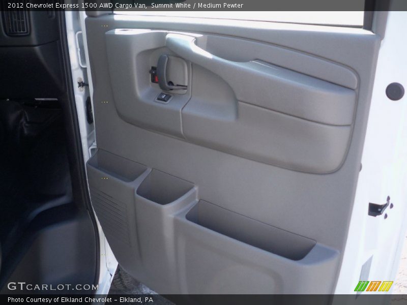 Summit White / Medium Pewter 2012 Chevrolet Express 1500 AWD Cargo Van