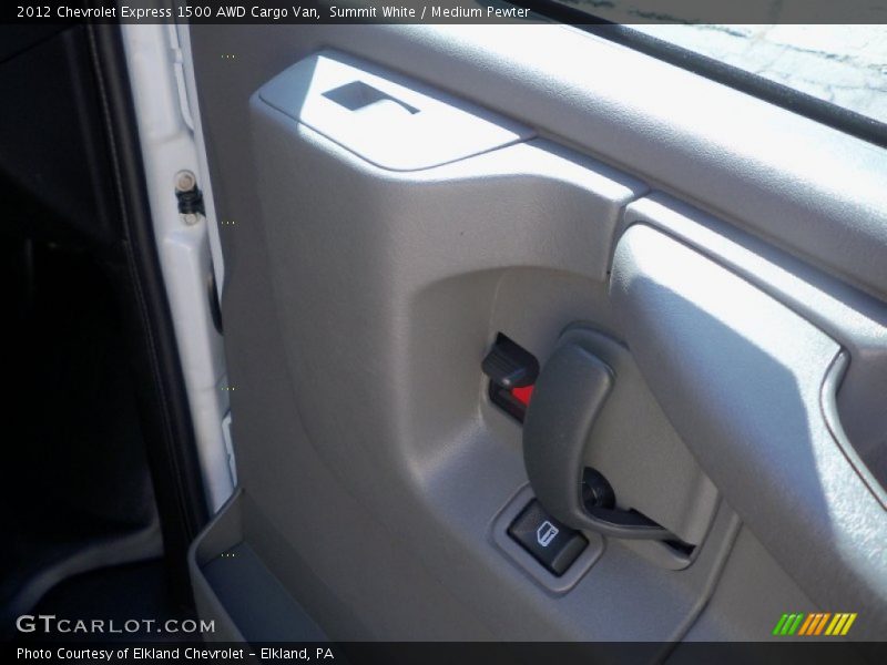 Summit White / Medium Pewter 2012 Chevrolet Express 1500 AWD Cargo Van