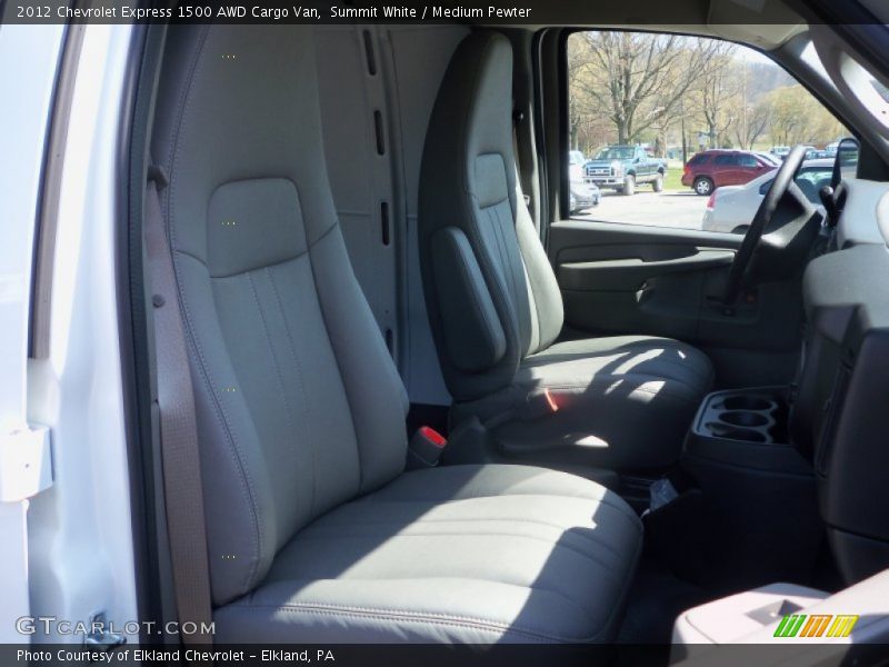 Summit White / Medium Pewter 2012 Chevrolet Express 1500 AWD Cargo Van
