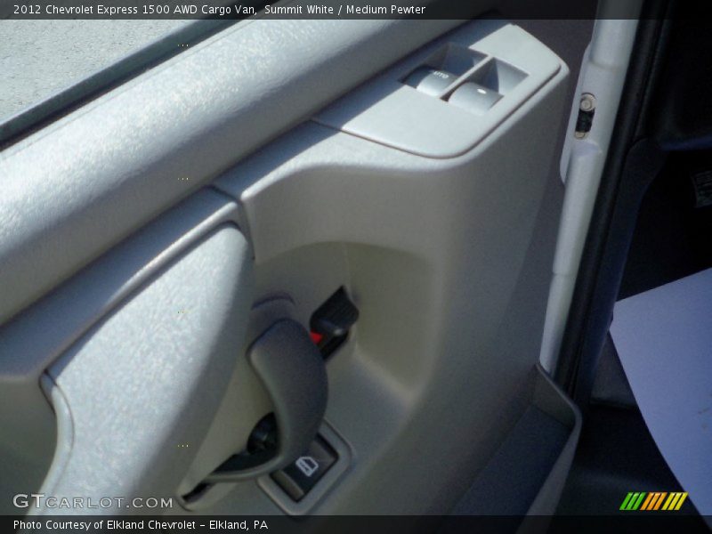 Summit White / Medium Pewter 2012 Chevrolet Express 1500 AWD Cargo Van
