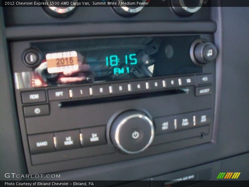 Summit White / Medium Pewter 2012 Chevrolet Express 1500 AWD Cargo Van