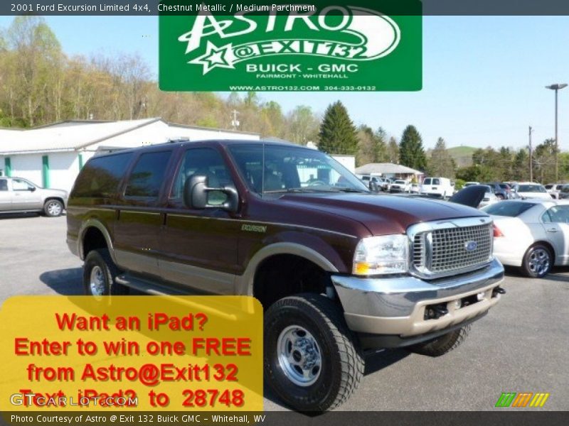 Chestnut Metallic / Medium Parchment 2001 Ford Excursion Limited 4x4