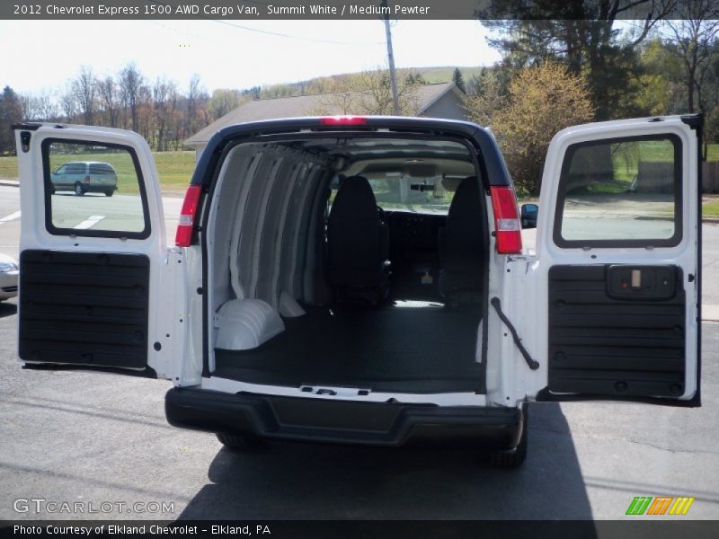 Summit White / Medium Pewter 2012 Chevrolet Express 1500 AWD Cargo Van