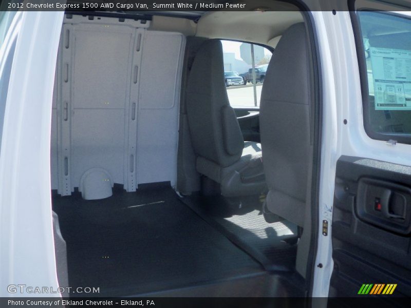 Summit White / Medium Pewter 2012 Chevrolet Express 1500 AWD Cargo Van