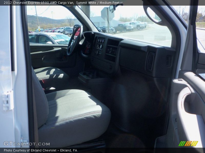 Summit White / Medium Pewter 2012 Chevrolet Express 1500 AWD Cargo Van