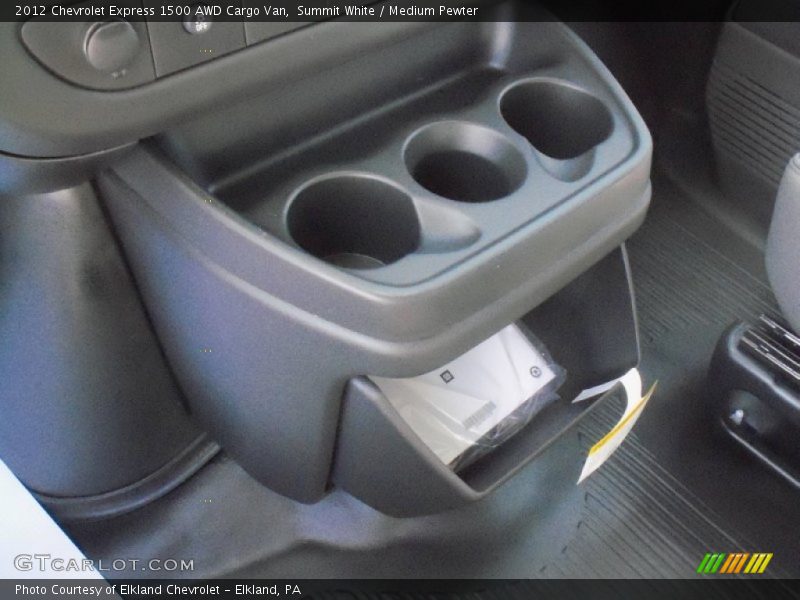 Summit White / Medium Pewter 2012 Chevrolet Express 1500 AWD Cargo Van