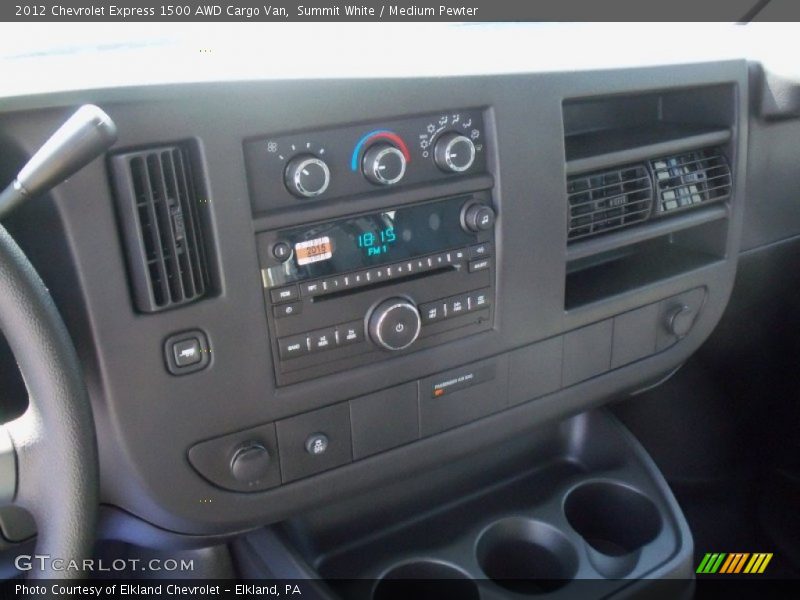 Summit White / Medium Pewter 2012 Chevrolet Express 1500 AWD Cargo Van