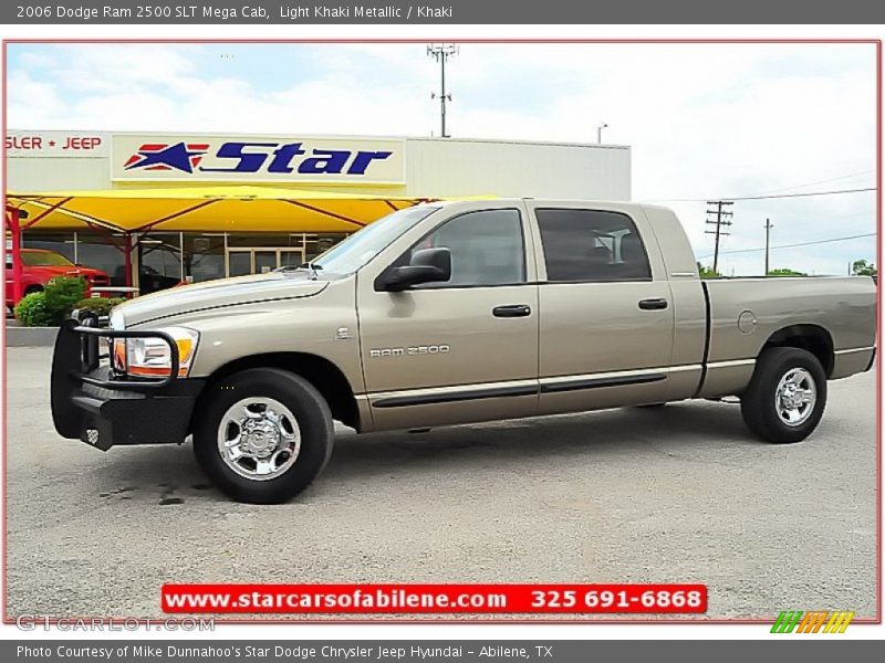 Light Khaki Metallic / Khaki 2006 Dodge Ram 2500 SLT Mega Cab