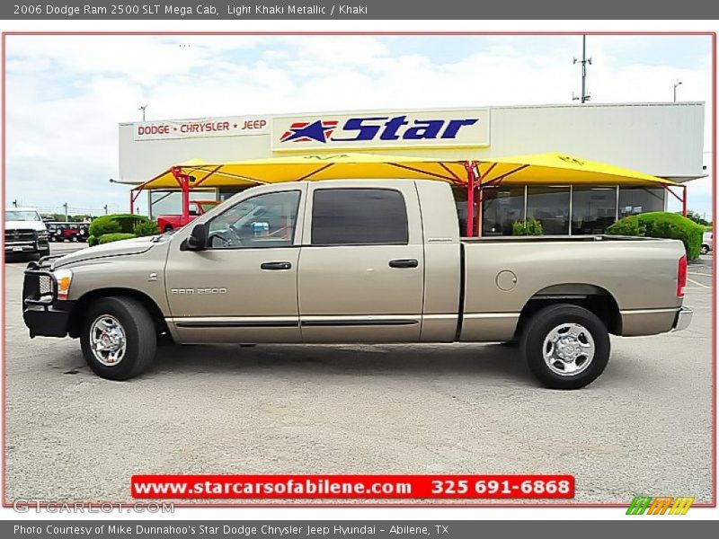 Light Khaki Metallic / Khaki 2006 Dodge Ram 2500 SLT Mega Cab