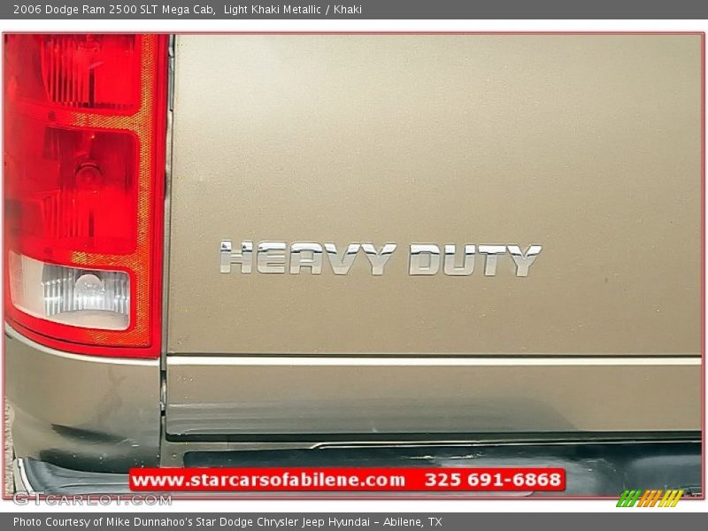 Light Khaki Metallic / Khaki 2006 Dodge Ram 2500 SLT Mega Cab