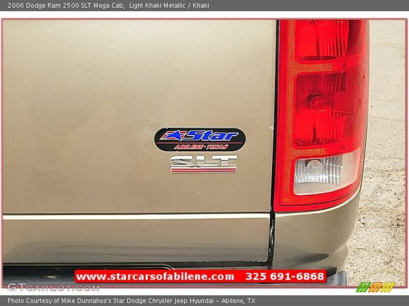 Light Khaki Metallic / Khaki 2006 Dodge Ram 2500 SLT Mega Cab