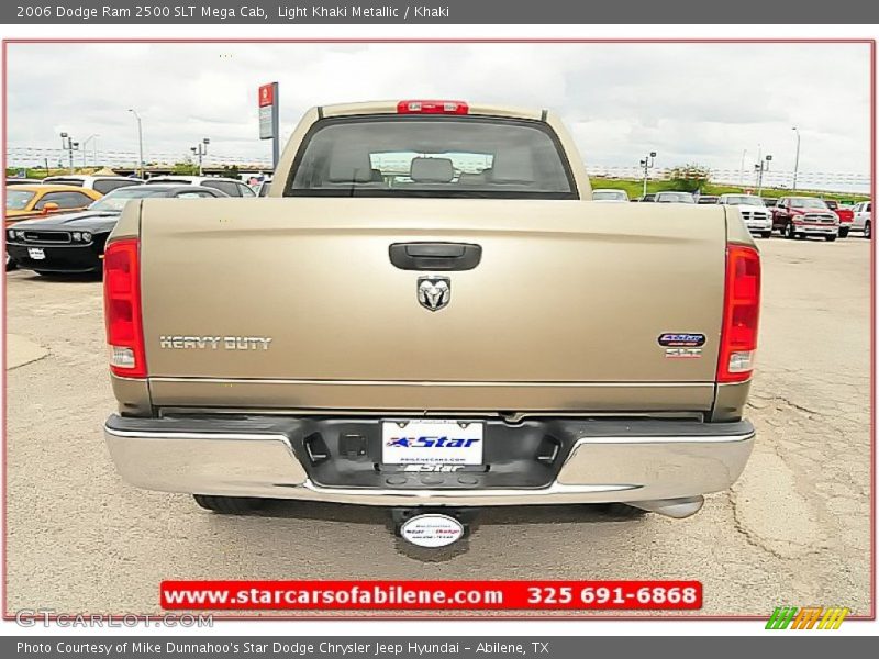 Light Khaki Metallic / Khaki 2006 Dodge Ram 2500 SLT Mega Cab