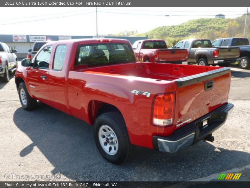 Fire Red / Dark Titanium 2012 GMC Sierra 1500 Extended Cab 4x4