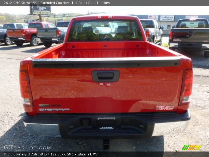 Fire Red / Dark Titanium 2012 GMC Sierra 1500 Extended Cab 4x4