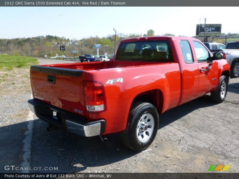 Fire Red / Dark Titanium 2012 GMC Sierra 1500 Extended Cab 4x4