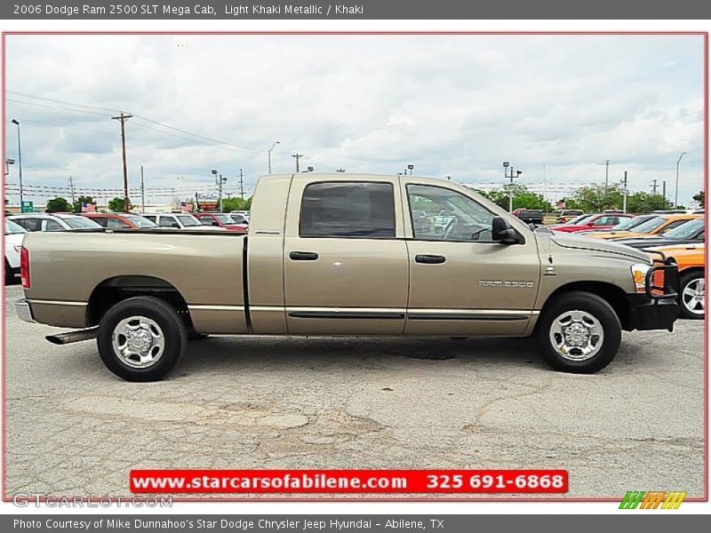 Light Khaki Metallic / Khaki 2006 Dodge Ram 2500 SLT Mega Cab