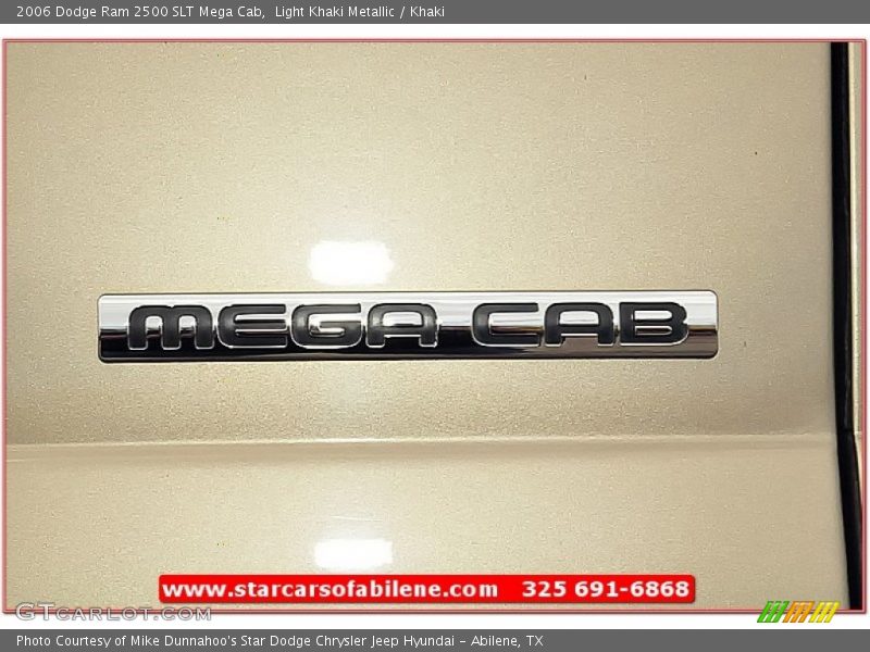 Light Khaki Metallic / Khaki 2006 Dodge Ram 2500 SLT Mega Cab