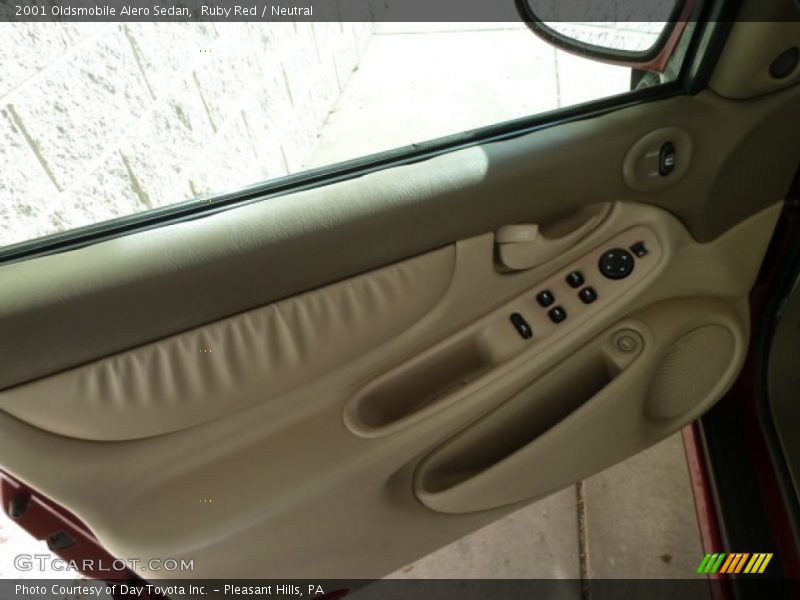 Ruby Red / Neutral 2001 Oldsmobile Alero Sedan