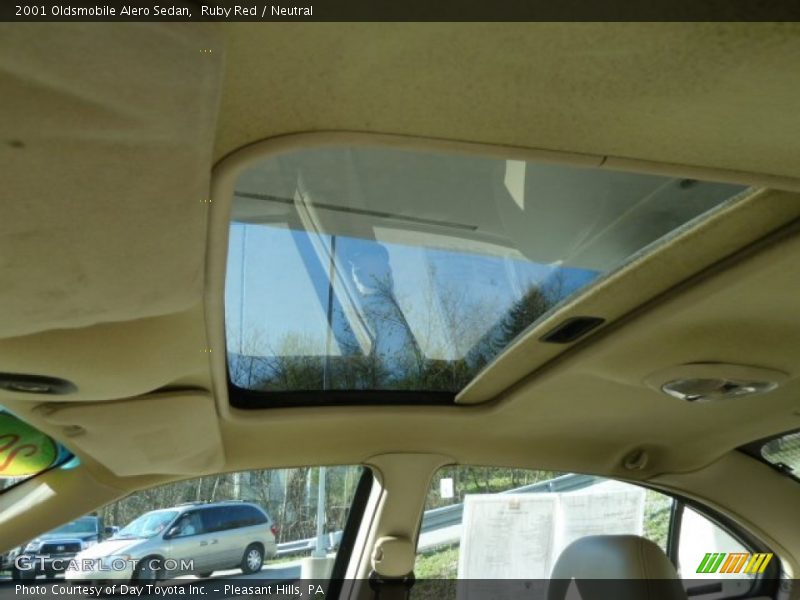 Ruby Red / Neutral 2001 Oldsmobile Alero Sedan