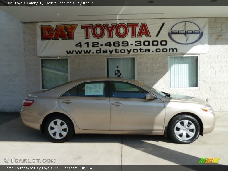 Desert Sand Metallic / Bisque 2009 Toyota Camry LE