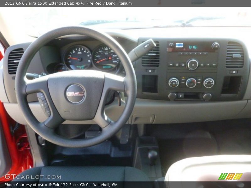 Fire Red / Dark Titanium 2012 GMC Sierra 1500 Extended Cab 4x4