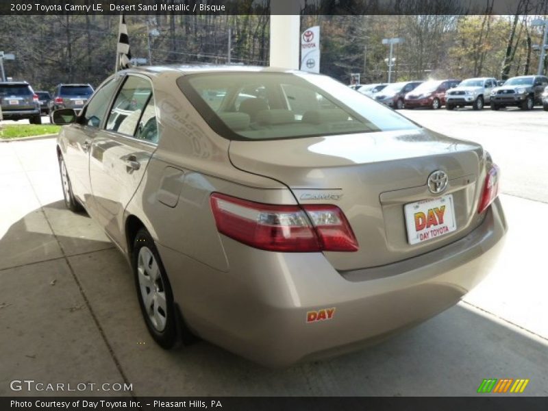 Desert Sand Metallic / Bisque 2009 Toyota Camry LE