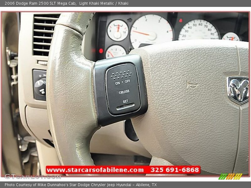 Light Khaki Metallic / Khaki 2006 Dodge Ram 2500 SLT Mega Cab
